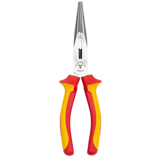 Trojan 200mm Vde Long Nose Plier - Red and Black - Ergonomic Handles – view 2 - Auzzistore