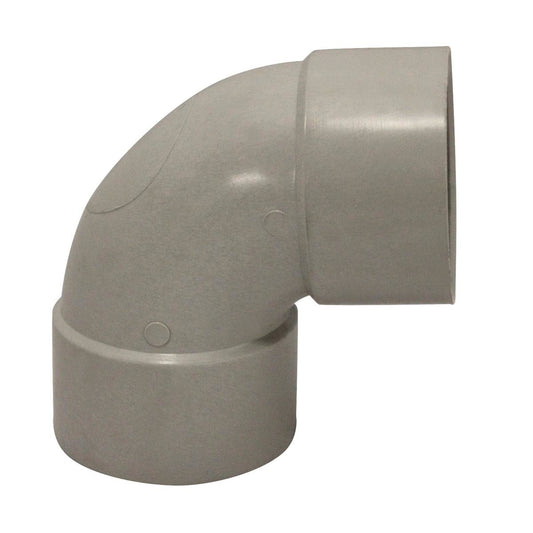Holman DWV PVC Bend - 50mm - Poly Viny Chloride - Sewer Use - Auzzistore