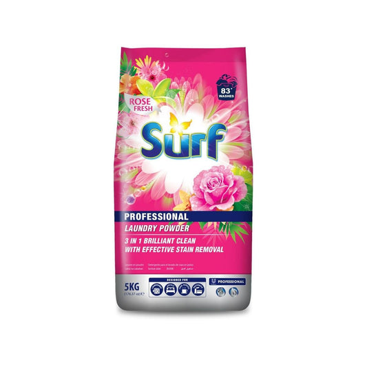 Surf 5kg Rose Fresh Laundry Powder - Phosphorus-Free - 83 Washes - 5.13kg - Auzzistore