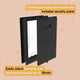 Hakuna Pets Large Black Essential Pet Door 300mm x 420mm for Pets up to 45kg