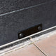 Taskmaster Garage Door Floor Anchor 100mm - Black Matte - Secure Your Garage