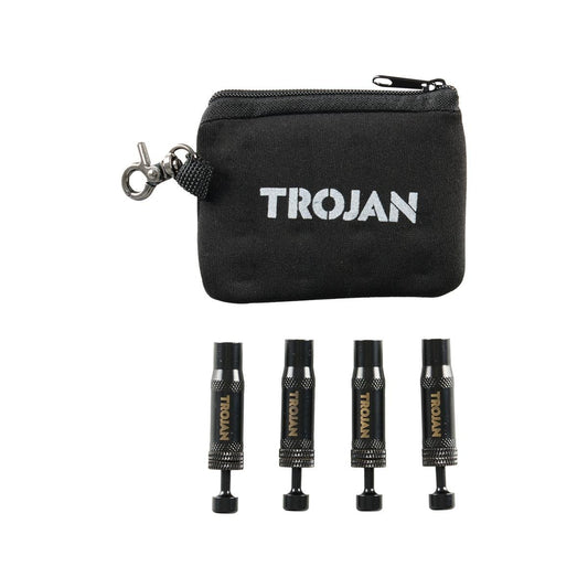 Trojan Tyre Deflators 4 Pack - Adjustable 5-30psi - Simultaneous Deflation
