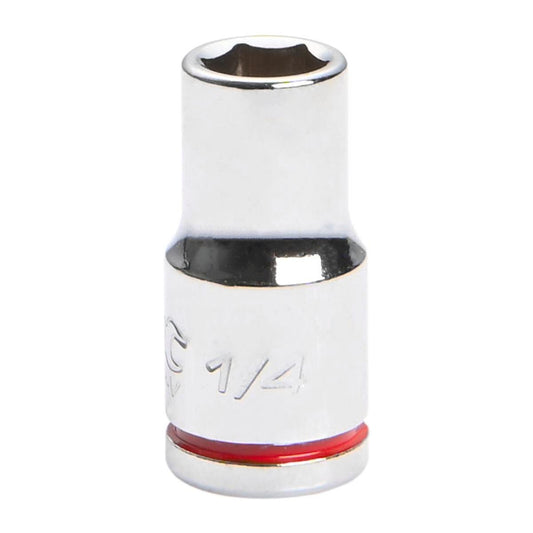 Kincrome 1/4 Square Drive Socket 14mm Chrome Vanadium Steel Rust Resistant - Auzzistore