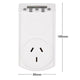 Click 24 Hour 7 Day Digital Timer - Programmable - Rechargeable Backup - 55mm x 100mm x 70mm