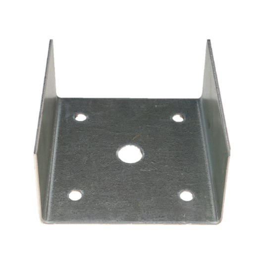 Australian Handyman Supplies 90x90mm Internal Fixing Post Bracket - Galvanised Steel - Easy Install - Corrosion Resistant – view 2 - Auzzistore