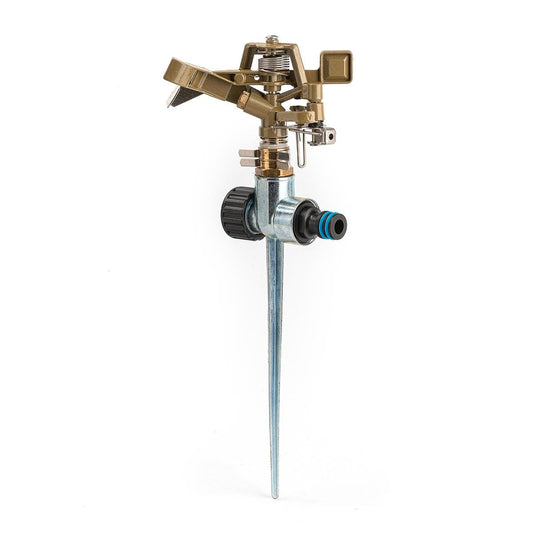 Holman Impact Sprinkler - 12mm - Metal - Adjustable Distance Control - Auzzistore