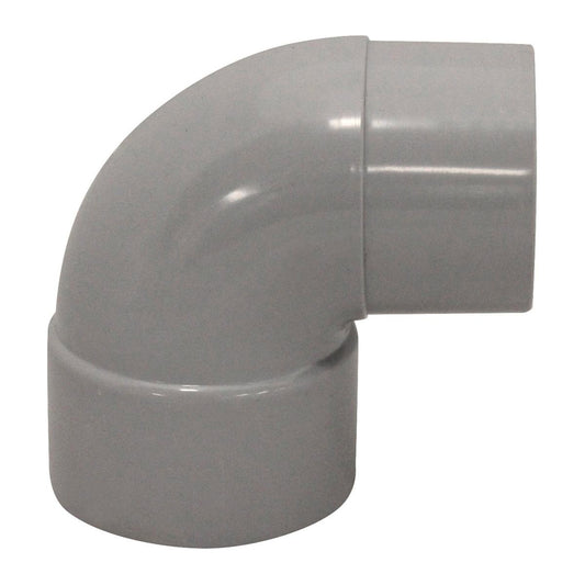 Holman 50mm PVC DWV Spigot Bend - Grey - Durable - For Sewer Use - Auzzistore