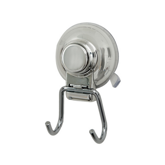 Naleon Super Suction Hook - 70mm x 115mm - ABS Plastic - Chrome Finish
