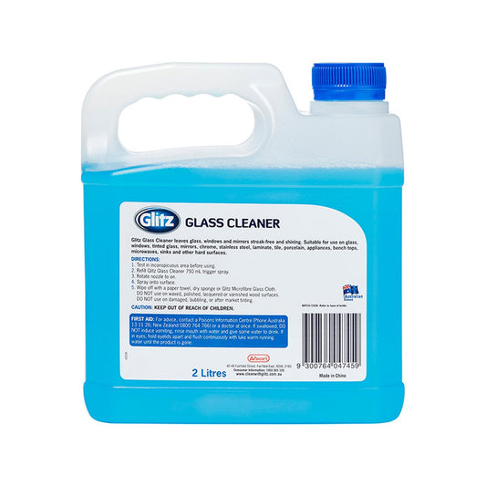 Glitz Glass Cleaner 2L HDPE Plastic Streak Free Ammonia Free – view 2