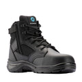 Bata Industrials Black Bobcat Zip Side Safety Boot UK Size 10 - Steel Toe - Slip-Resistant