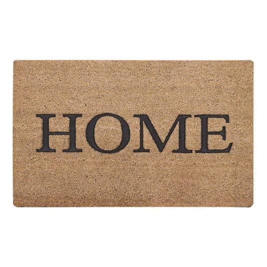 Madras Link Coir Mat - 50 x 80cm - Vinyl Backed - Outdoor - Durable