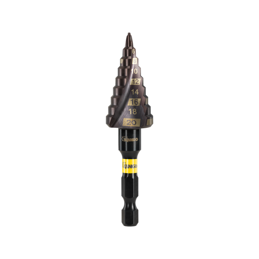 Kango 4 20mm 9 Step Impact Step Drill Bit - Precision Drilling in Metal – view 2