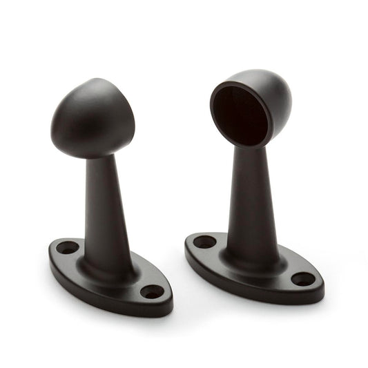 Sandleford 19mm Black Fitting Rod Pillar End 2 Pack - Matte Black - 52mm x 70mm - Auzzistore