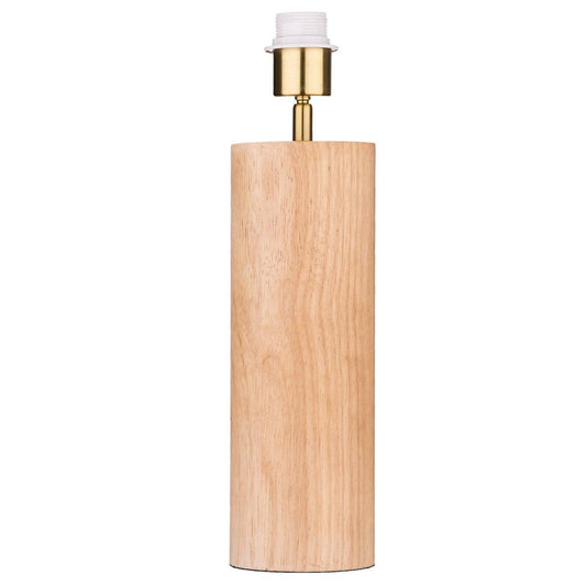 Verve Design Serena Wooden Lamp Base - 110mm x 420mm - Natural Wood