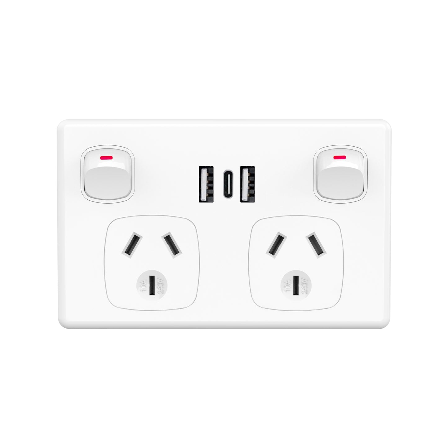 Cordtech 3 6a Usb A And Usb C Twin Usb Powerpoint