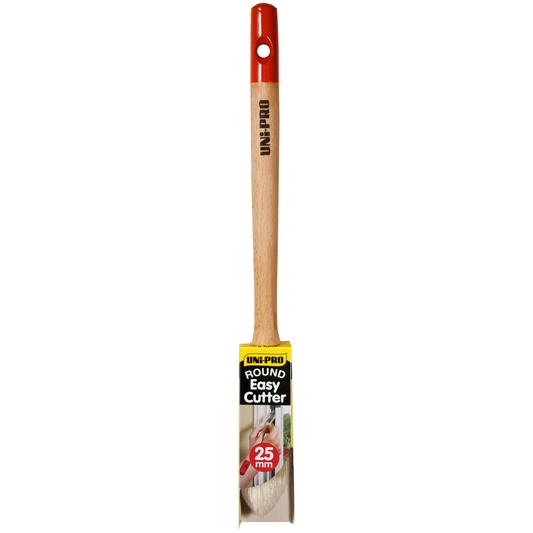 Uni Pro 25mm Easy Cutter Paint Brush - Timber - Stainless Steel - Precision - Auzzistore