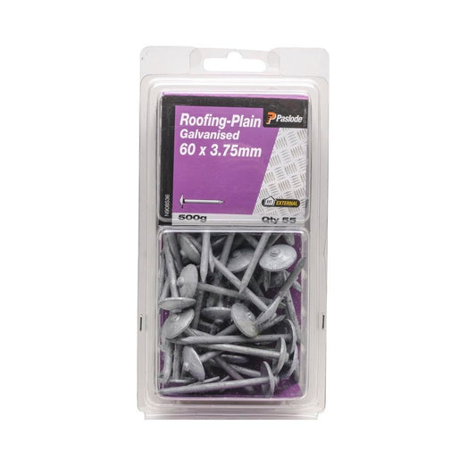 Paslode Roofing Nail 60mm Galvanised Steel 55 Pack Umbrella Head - Auzzistore