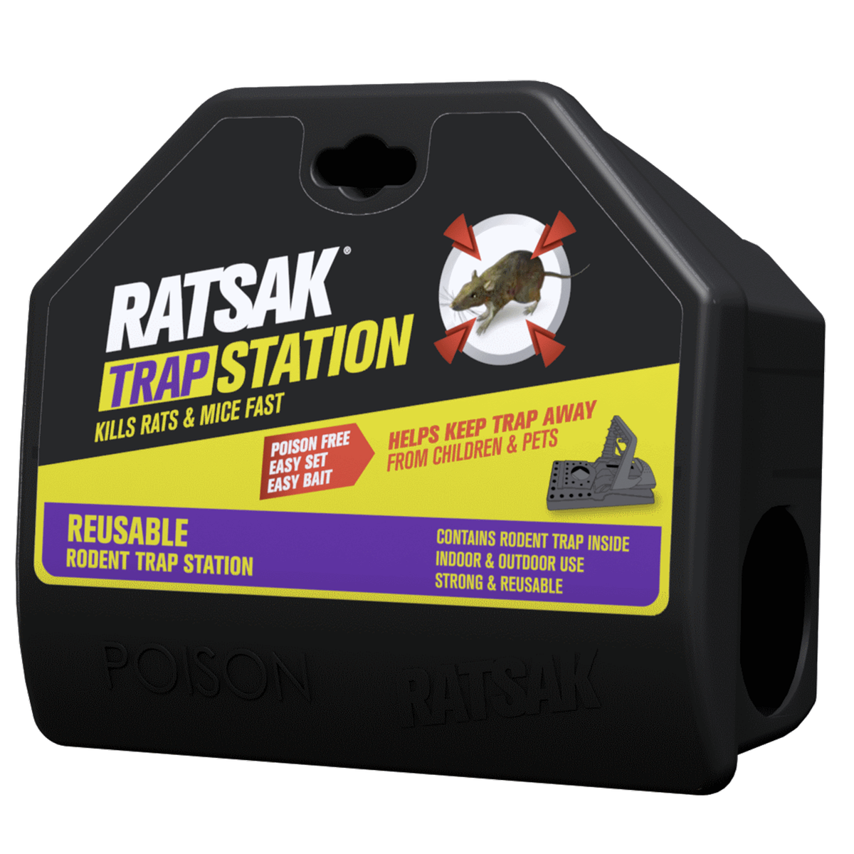 Ratsak Reusable Rodent Trap Station PVC Safe for Kids – Auzzi Store