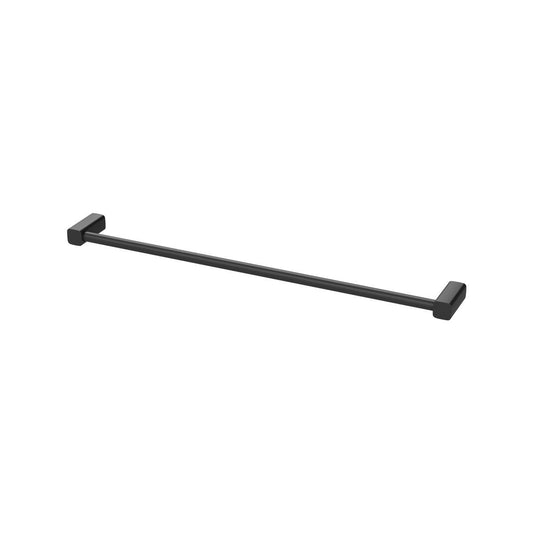 Phoenix Reva Single Towel Rail 600mm - Matte Black - Durable Design