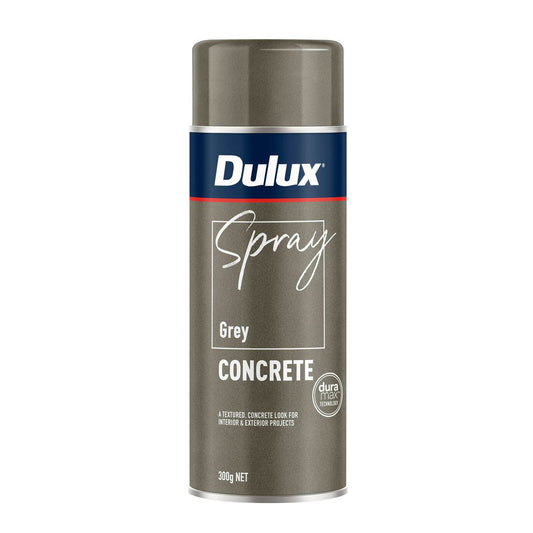 Dulux Spray Paint - Effects 300g - Grey Concrete Grey - Quick Drying - Textured Finish - Auzzistore