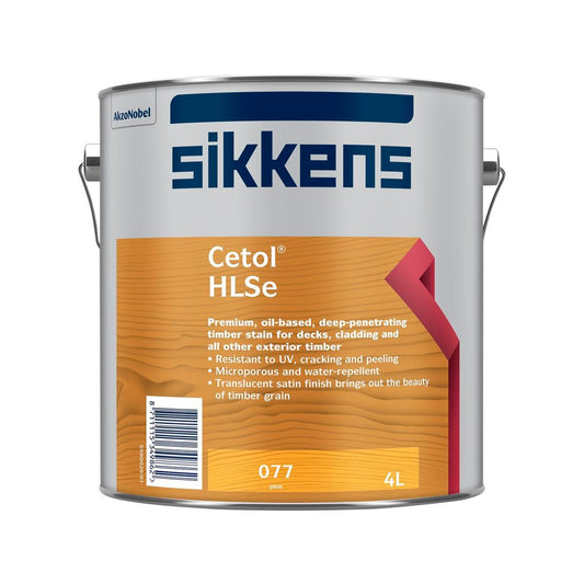 Sikkens Cetol Hlse Timber Finish - 4L - Pine 077 - Oil-Based Stain - UV Resistant - Auzzistore