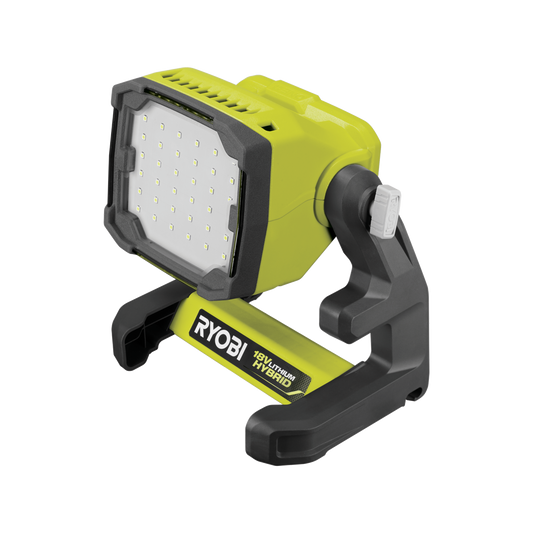 Ryobi 18V ONE+ Hybrid Work Light - Tool Only - 3 Brightness Settings