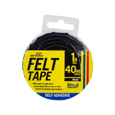 Moroday Felt Scratch Saver Tape - 40 x 3mm - Self Adhesive - Noise Reducing
