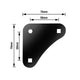 Metal Mate Black Slotted Angle Starter Pack - 100mm - Steel - Durable
