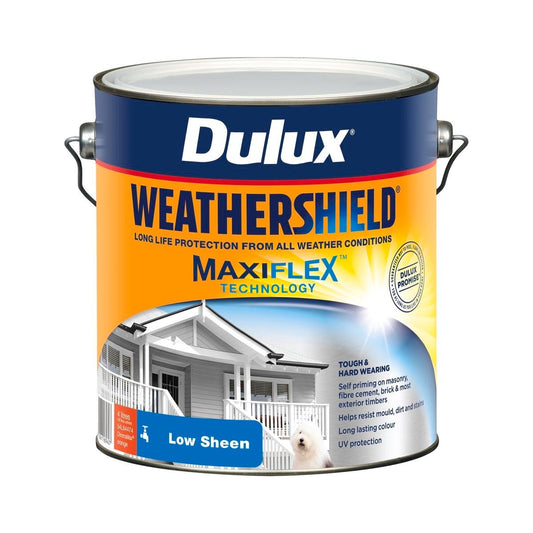 Dulux Weathershield Low Sheen Exterior Paint 4L - Orange - 4L - Auzzistore