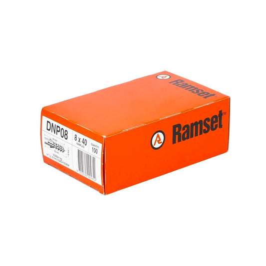 Ramset Ramplug 8 x 40mm Nylon Anchor 100 Pack - Light Duty - Orange - Auzzistore