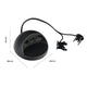 Brilliant 2W Black Waymaker Round Garden LED Step Light - 88mm x 88mm x 44mm
