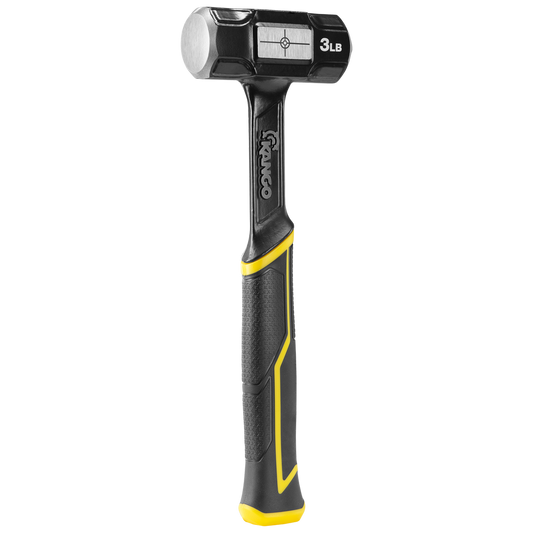 Kango 3lb Cross Strike Sledge Hammer - 40mm x 311mm x 100mm - Durable Demolition Tool - Auzzistore