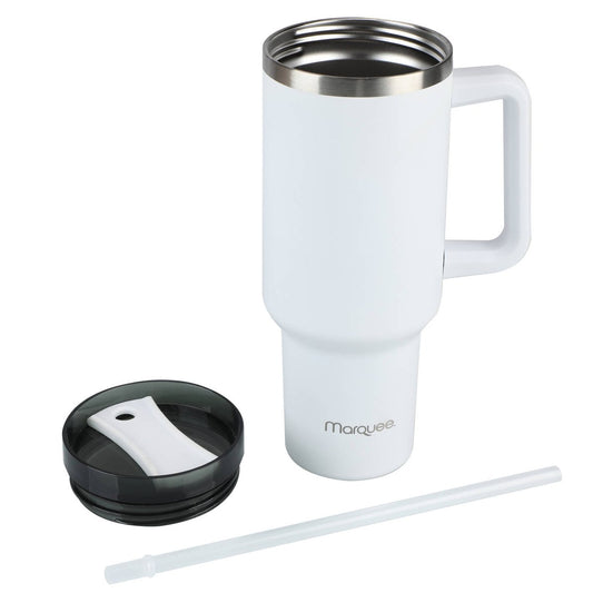 Marquee 1.2L Stainless Steel Insulated Tumbler - White - Spill Proof - Durable – view 2