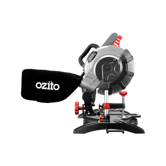 Ozito Compound Mitre Saw - 210mm - Metal - 1600W Motor – view 2 - Auzzistore
