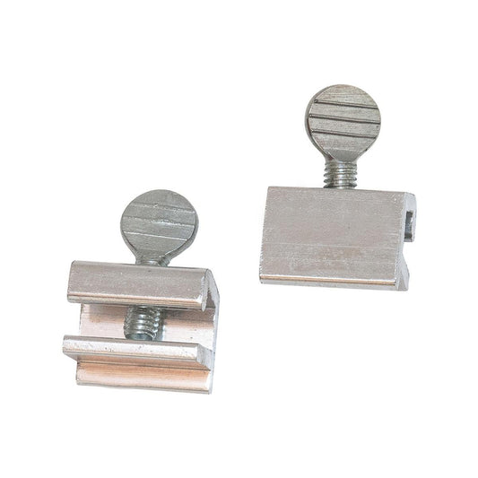 Ikonic Sliding Window Lock Aluminium 2 Pack - 98mm x 134mm - Silver - Secure Clamping - Auzzistore