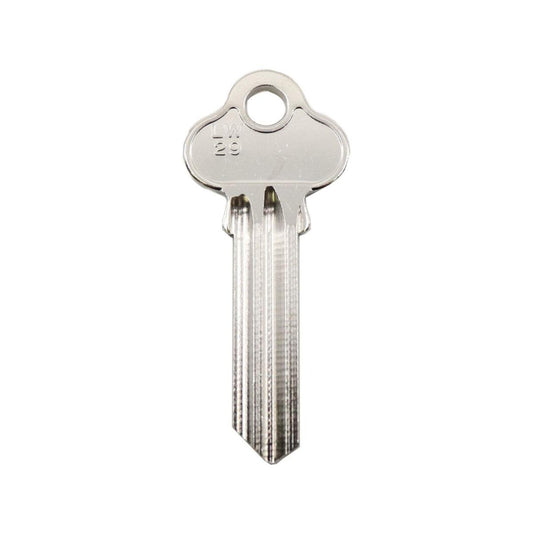 Ehi lw29 Silver Blank Key - Nickel Plated Brass - Key Duplication - Auzzistore