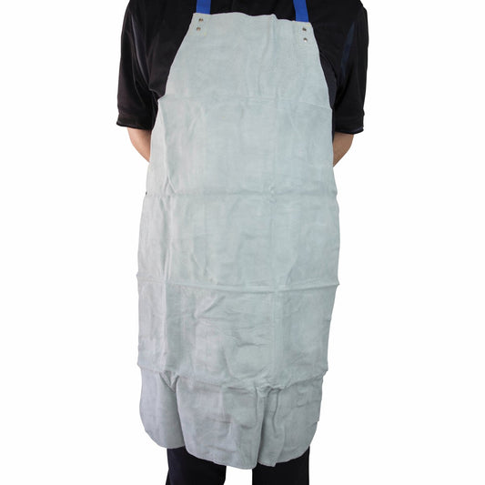 Bossweld Chrome Leather Full Apron 60 x 90cm Heavy Duty Protection – view 2 - Auzzistore