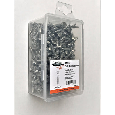 Gumleaf Self Drilling Screw 8g x 15mm Galvanised 250 Pack Durable