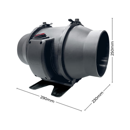 Deta 150mm Inline Exhaust Fan Kit