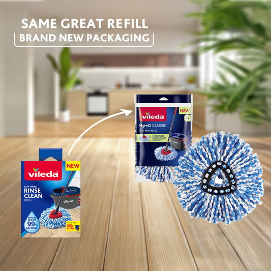Vileda Easy Wring Rinse Clean Spin Mop Refill