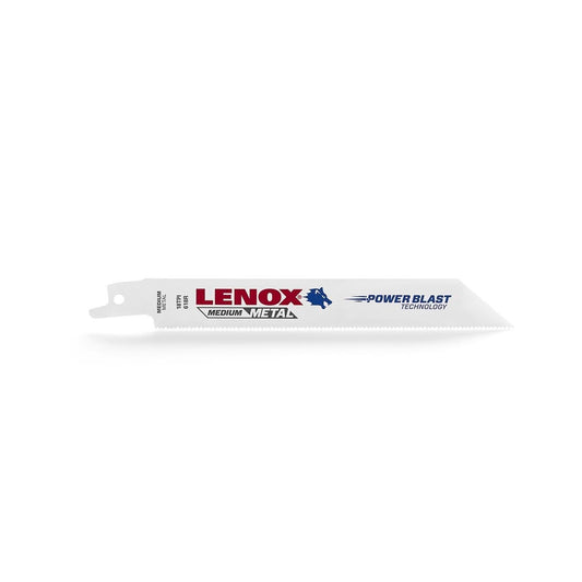 Lenox Metal Reciprocating Saw Blade 150 x 19 x 0.9mm 18TPI 5 Pack