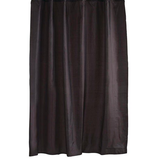 Barelli Polyester Shower Curtain - 180 x 180cm - Midnight Slate - 12 Rings