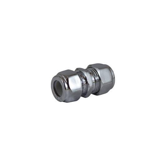 Brasshards Compression Union - 15c x 15c - Chrome Plated - Lead Free - Tool-Free Installation - Auzzistore