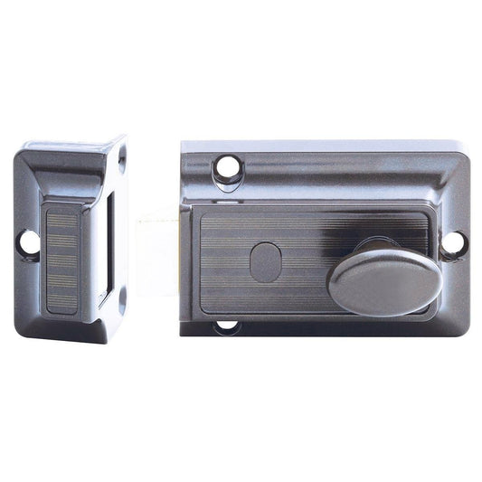 Lockwood Nightlatch - 100mm - High Purity Zinc Alloy - Bump Resistant - Auzzistore