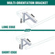 Carinya Light Stayed Bracket 250x200mm Powder Coated Steel Durable