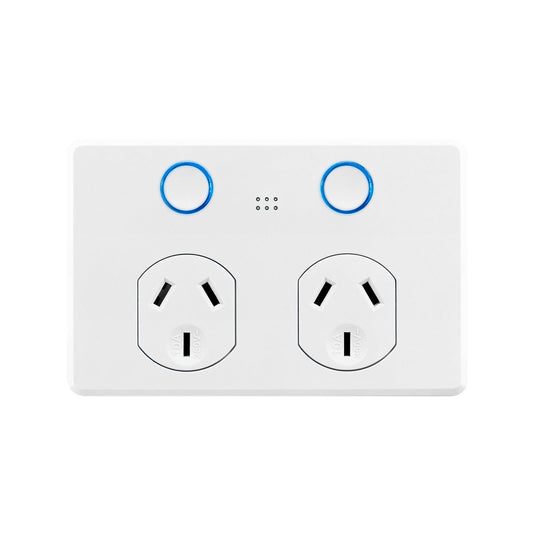 Deta Smart Double Power Point - 250V - Polycarbonate - Touch Activated - Auzzistore
