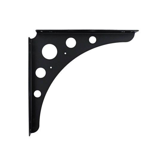Carinya Euro Bracket 300mm Black Powder Coated Steel 100kg Capacity – view 2 - Auzzistore