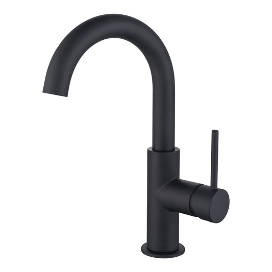 Mondella Resonance Basin Mixer - 25mm - Matte Black - Swivel - WELS 5 Star