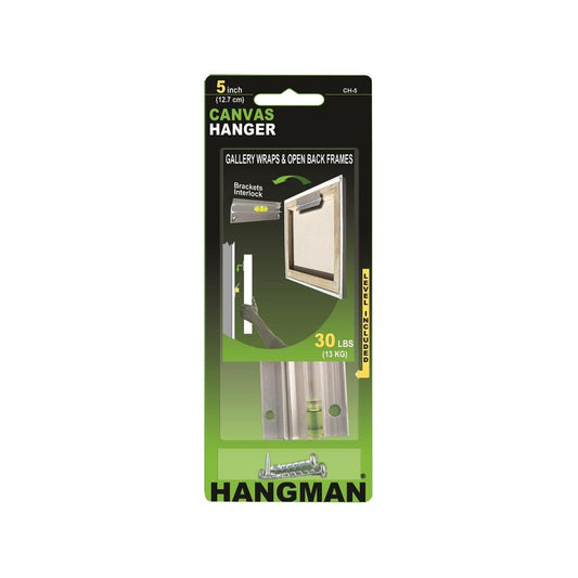 Hangman 13cm Canvas Picture Hanger - Flush Mounting Bracket - 9kg Load