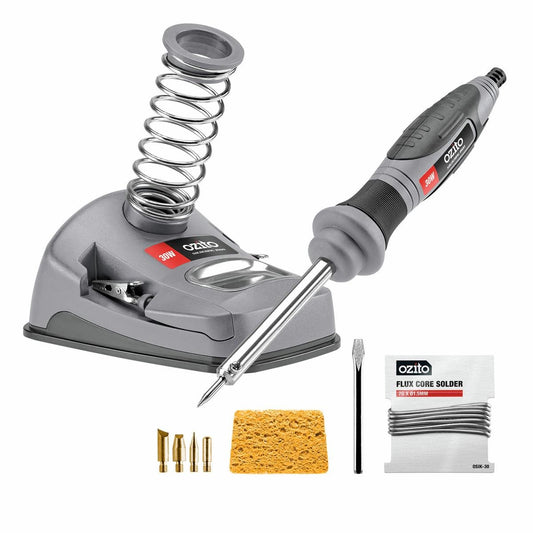 Ozito Soldering Iron Kit - 30W - Plastic - DIY Projects - Auzzistore